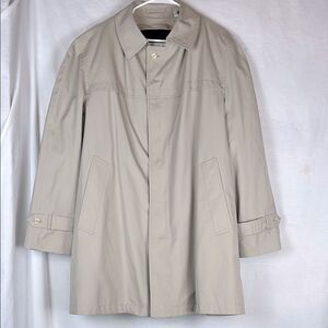 Tan and Brown Towne by London Fog Trench Coat